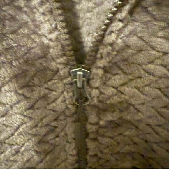 Free Country Brown Mocha Women's Cable Braided Butter Pile® Teddy Jacket - Picture 7 of 15